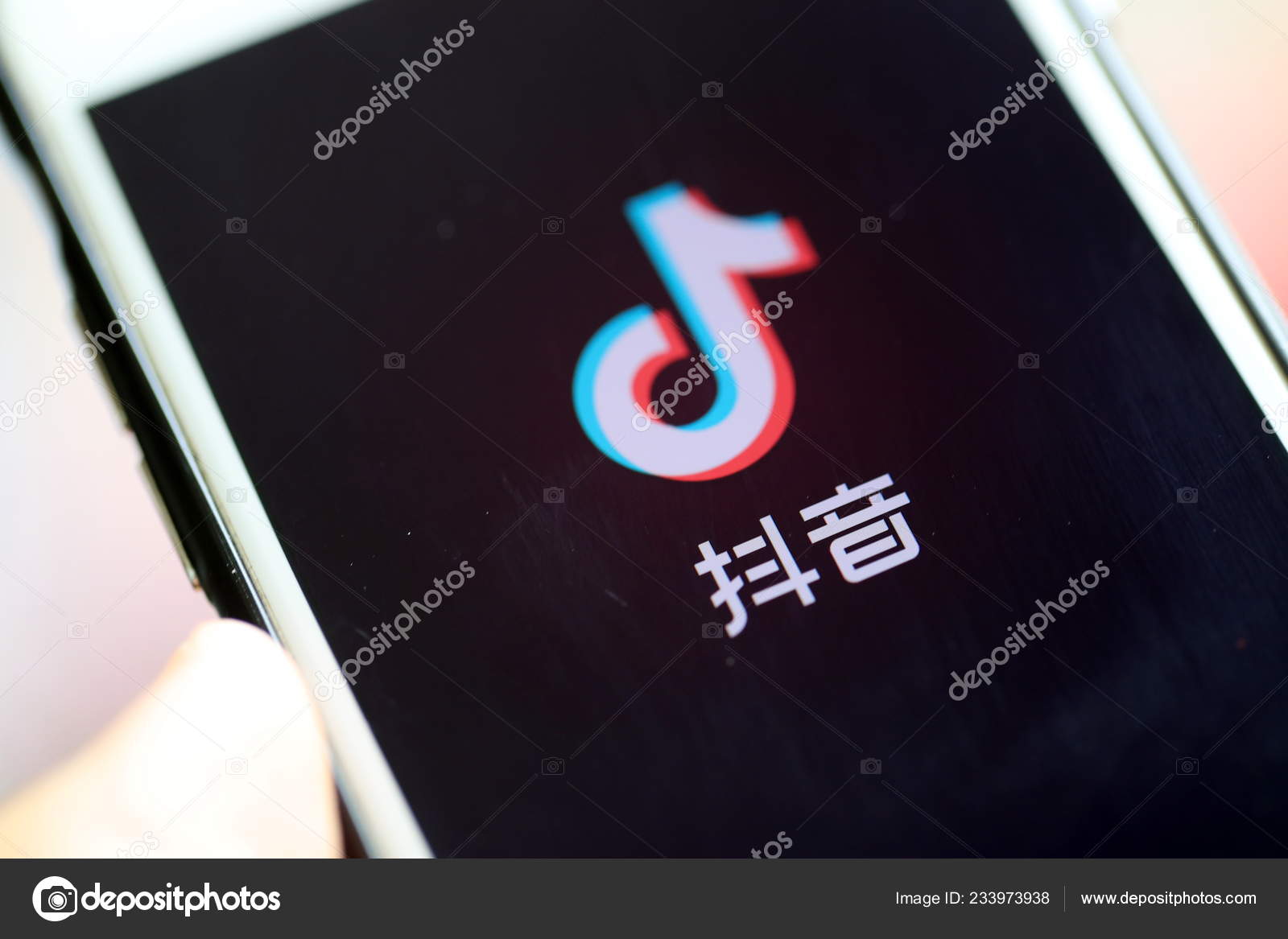 Mobile Phone User Uses Mobile App Douyin Chinese Version Iteration Stock Editorial Photo C Chinaimages 233973938