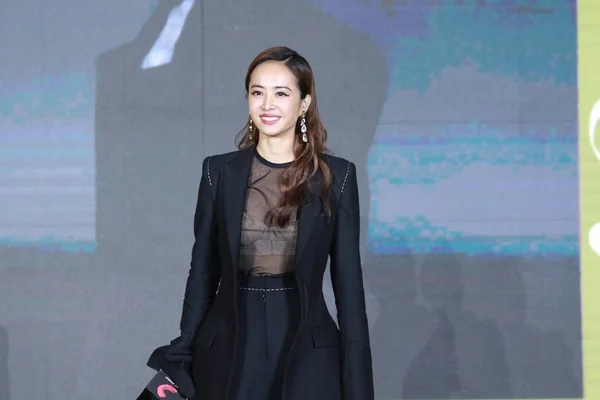 Taiwanees Zangeres Jolin Tsai Woont Een Promotioneel Evenement Voor Haar — Stockfoto