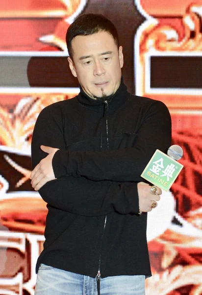 Chinese Singer Songwriter Yang Kun Attends Press Conference Chinese Reality — Stock Photo, Image