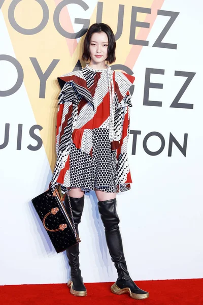 Georgia Fowler attends the Louis Vuitton SEE LV Exhibition opening