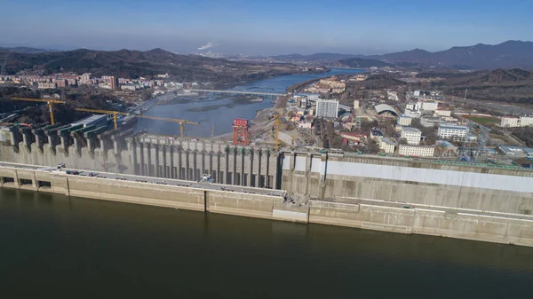 Centrale Idroelettrica Fengman Anni Una Delle Più Antiche Centrali Idroelettriche — Foto Stock