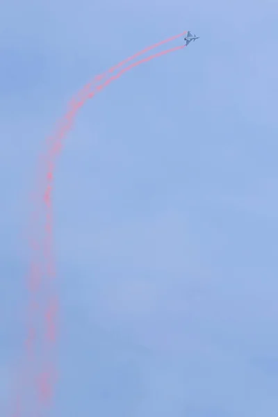 해방군 Pla 10B 전투기 전시회 일컬어 Airshow 2018 채널에에서 준비에 — 스톡 사진