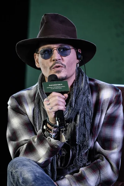 Der Amerikanische Schauspieler Johnny Depp Besucht Die Veranstaltung Master Carnival — Stockfoto