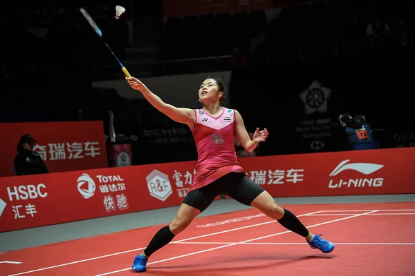 Ratchanok Intanon Thailand Serves Chen Yufei China Women Singles Group — ストック写真