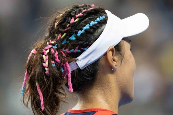 Avustralya Karşı Ashleigh Barty Tek Bayanlar Onların Son Maçta Hengqin — Stok fotoğraf