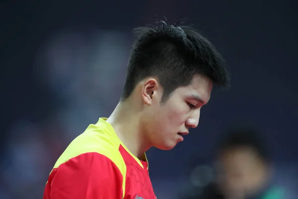 Fan Zhendong China Reacts Competes Koki Niwa Japan Men Singles — Stock Photo, Image