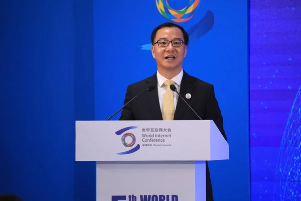 Liu Liehong Yardımcısı Bakanı Siber Yönetim Çin Tongxiang Mali Sermaye — Stok fotoğraf