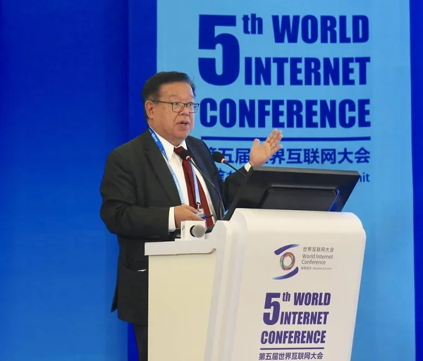 Jun Murai Japonya Internet Babası Internet Samuray Olarak Bilinen Internet — Stok fotoğraf