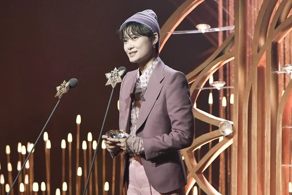 Cantante China Yuchun Asiste Los Premios Tencent Video Star 2018 — Foto de Stock