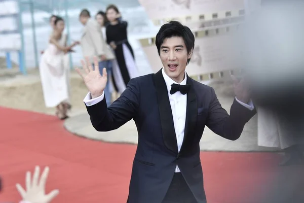 Cantautor Actor Chino Estadounidense Wang Leehom Llega Alfombra Roja Para — Foto de Stock