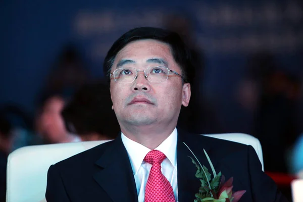 Tan Wangeng Entonces Secretario Del Partido China Southern Airlines Asiste — Foto de Stock