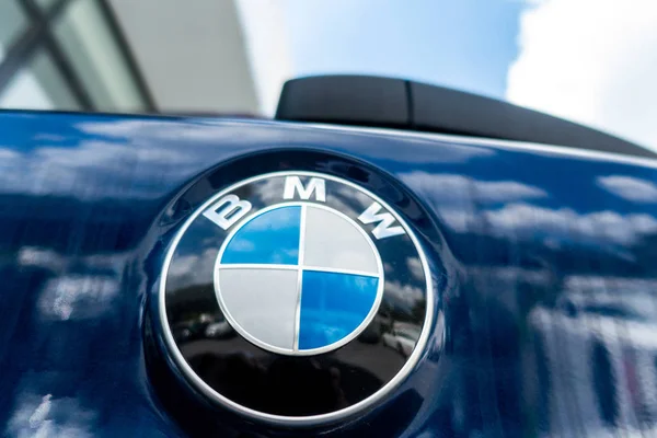 Vista Logotipo Bmw Xangai China Agosto 2018 — Fotografia de Stock