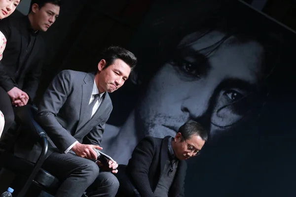 Południowokoreański Aktor Hwang Jung Min Uczestniczy Konferencji Prasowej Dla Play — Zdjęcie stockowe