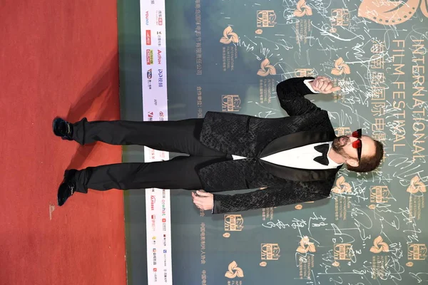 American Actor Nicolas Cage Arrives Red Carpet Opening Ceremony First — Stock Photo, Image