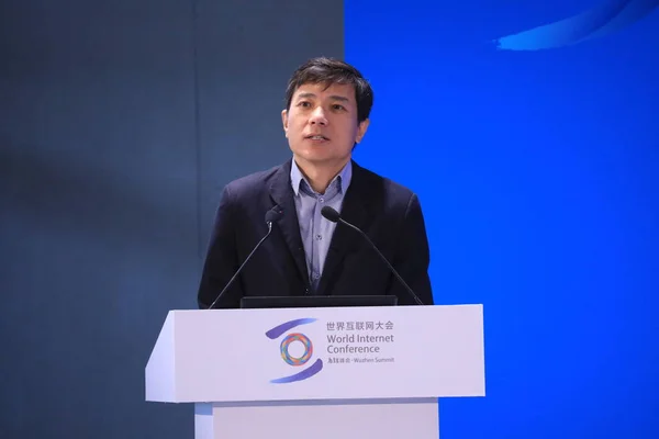 Robin Yanhong Yönetim Kurulu Başkanı Ceo Baidu Katılır Yeni Fırsat — Stok fotoğraf