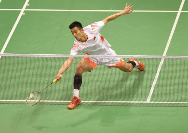 Chen Long China Devuelve Una Oportunidad Liew Daren Malasia Primer —  Fotos de Stock