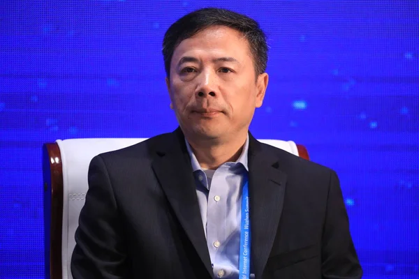 Cao Tuqiang Vice För Cisco Systems Sköter Det Sub Forumet — Stockfoto