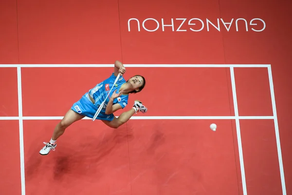 Nozomi Okuhara Japan Returns Shot Ratchanok Intanon Thailand Women Singles — ストック写真