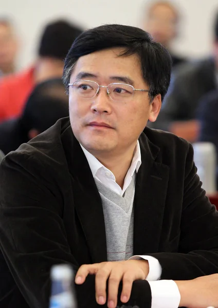 File Tan Wangeng Tehdejší Generální Manažer Stranické Sekretář Číny Southern — Stock fotografie