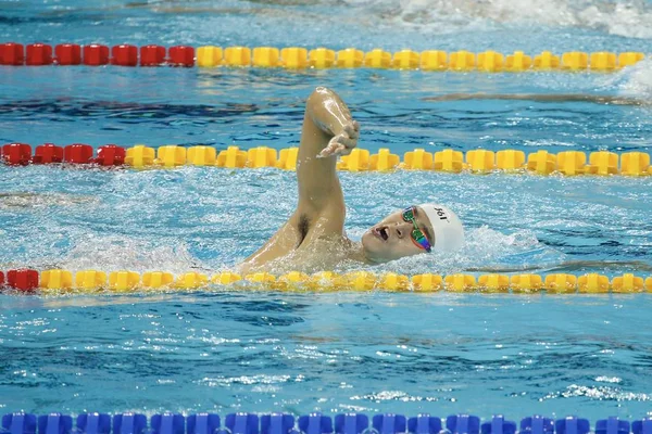 Olympisch Kampioen Zwemmen Van Chinees Die Sun Yang Deel Aan — Stockfoto
