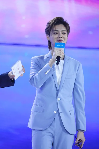 중국어 배우와 참석의 베이징 Vivo 스마트폰 이벤트 2018 — 스톡 사진