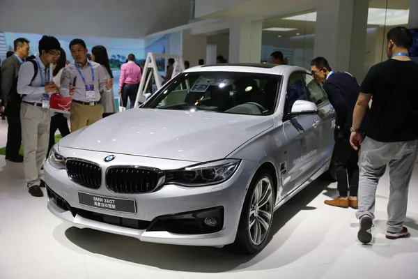 Bmw Serie Exhibe Durante Salón Internacional Electrónica Consumo Asia 2016 —  Fotos de Stock