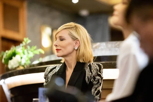 Actriz Australiana Cate Blanchett Asiste Evento Promocional Para Iwc Shanghai —  Fotos de Stock