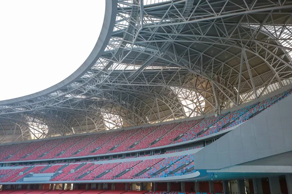 Vista Interior Del Centro Olímpico Deportes Hangzhou Que Asemeja Flores — Foto de Stock