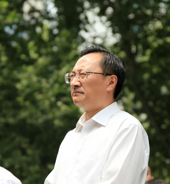 Miao Ruilin Dåvarande Borgmästare Nanjing Avbildas Nanjing City Östra Kinas — Stockfoto