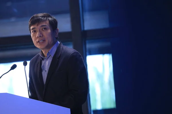 Председатель Генеральный Директор Baidu Inc Робин Яньхун Robin Yanhong Принял — стоковое фото