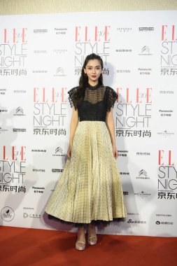 Hong Kong actress Angelababy arrives on the red carpet for the 
