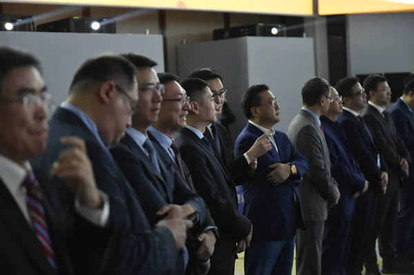 Знаменитости Принимают Участие Всемирной Интернет Конференции Wic Известной Wuzhen Summit — стоковое фото