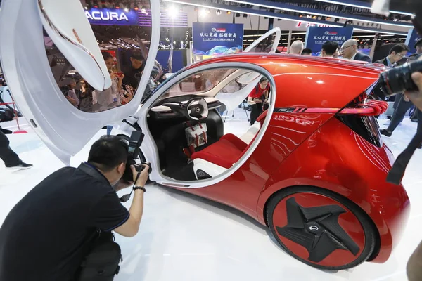 Carro Conceito Trumpchi Cooperação Com Basf Está Exibição Durante 16A — Fotografia de Stock