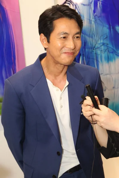 South Korean Actor Jung Woo Sung Attends Unveiling Ceremony Prairie — Stock Photo, Image