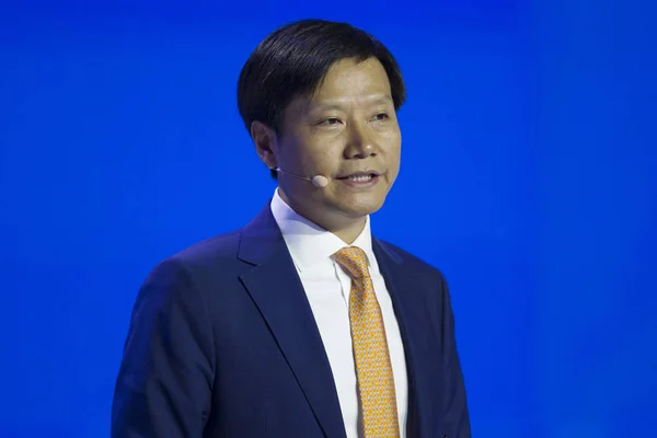 Lei Jun Ordförande Och För Xiaomi Technology Och Ordförande Kingsoft — Stockfoto