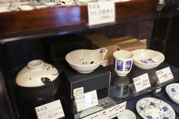 Vista Interior Primeira Casa Chá Temática Snoopy Mundo Cha Kyoto — Fotografia de Stock