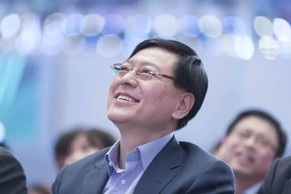 File Yang Yuanqing Presidente Ceo Lenovo Asiste Reunión Lanzamiento Compañía —  Fotos de Stock