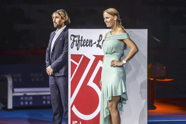 Caroline Wozniacki Denmark Attends Opening Ceremony 2018 China Open Tennis — Stock Photo, Image