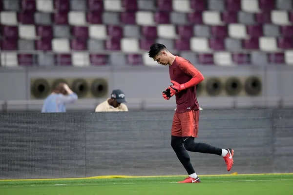 Zeng Cheng Chinese National Men Football Team Takes Part Training — Stock Photo, Image