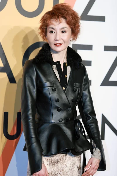 Hong Kong Actress Maggie Cheung Man Yuk Arrives Louis Vuitton — Stock Photo, Image