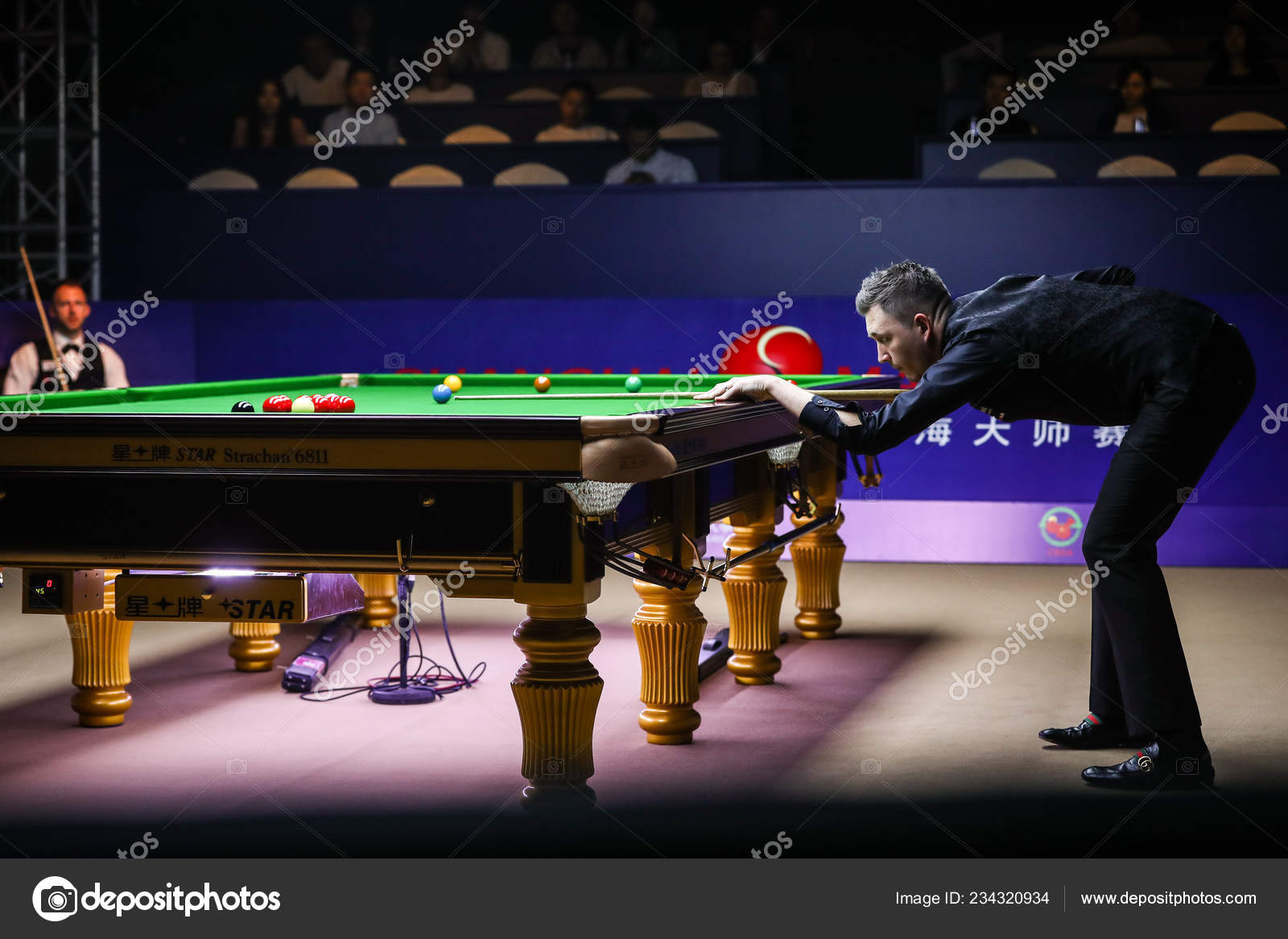 Kyren Wilson England Plays Shot Judd Trump England Second Match