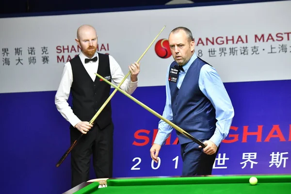 Mark Williams Wales Úgy Véli Egy Lövés Anthony Mcgill Skócia — Stock Fotó