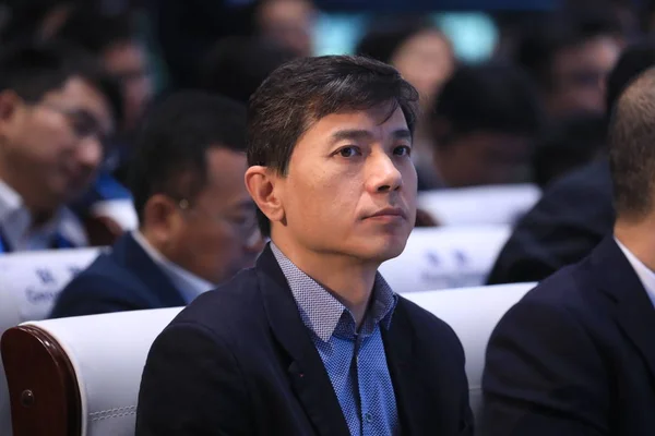 Robin Yanhong Předseda Představenstva Generální Ředitel Baidu Inc Navštěvuje Sub — Stock fotografie