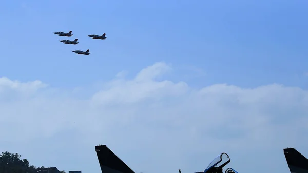 10A Caças Agosto Bayi Aerobatics Team Chinese Pla Exército Popular — Fotografia de Stock