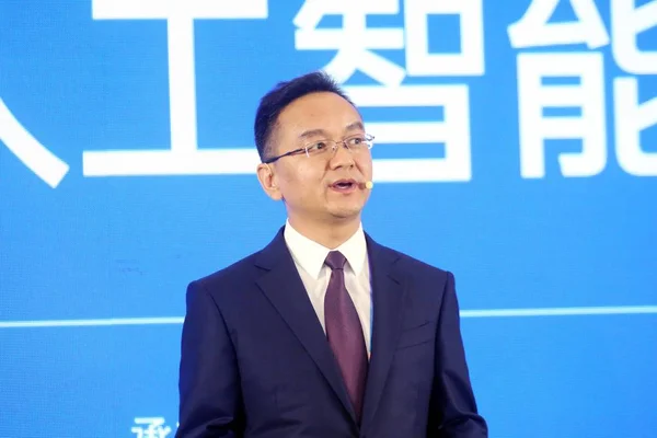 James Peng Jun Ceo Founder Pony Chinese Developer Based Robot — Stock Photo, Image