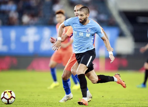 Jogador Futebol Brasileiro Diego Tardelli Shandong Luneng Taishan Por Trás — Fotografia de Stock