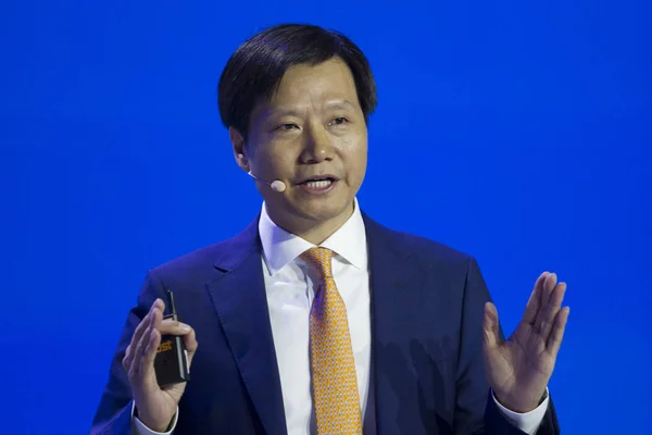 Lei Jun Ordförande Och För Xiaomi Technology Och Ordförande Kingsoft — Stockfoto