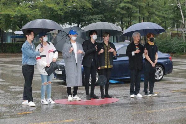 대한민국 아이돌 Got7의 2018 프로그램 한국에서의 세션에 — 스톡 사진