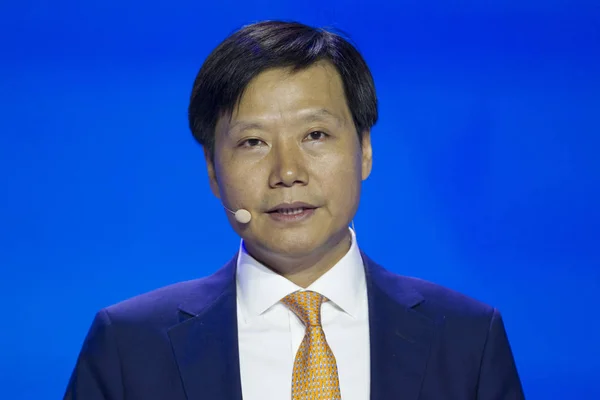Lei Jun Presidente Ceo Xiaomi Technology Presidente Kingsoft Corp Pronunció —  Fotos de Stock