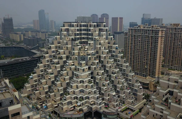 File Una Vista Aerea Del Complesso Simile Una Piramide Composto — Foto Stock